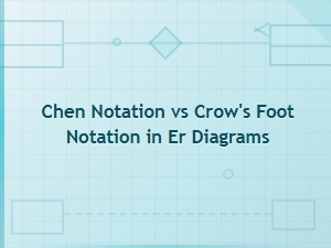 Chen vs Crow's Foot Notation in Er Diagrams