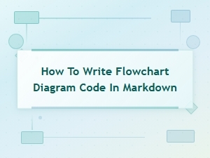 How to Write Flowchart Diagram Code in Markdown